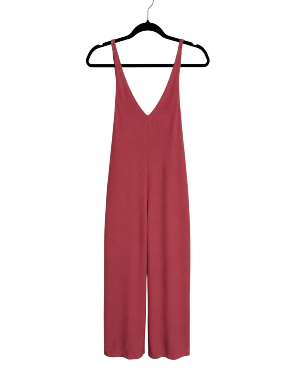 Lulus Terra Cotta Cropped Wide Leg Jumpsuit NWT Size Large - Picture 2 of 7